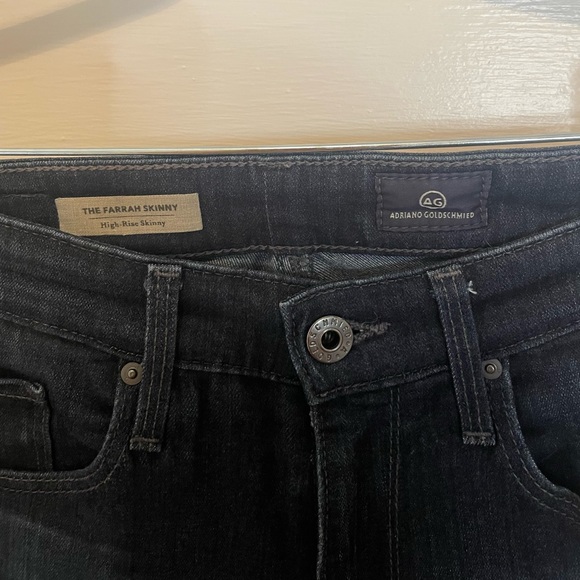 AG Adriano Goldschmied The Farrah High-Rise Skinny Jeans Size 26 - Picture 7 of 8
